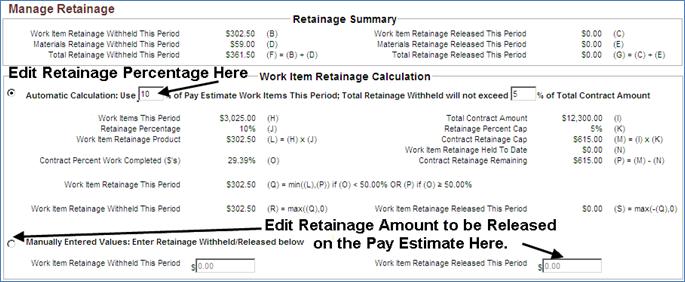 retainage